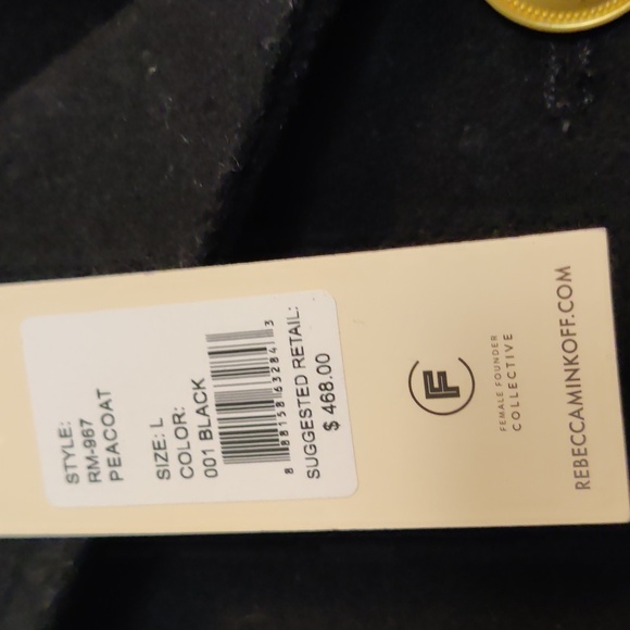 NEW! Never Worn Pea Coat - Picture 3 of 4